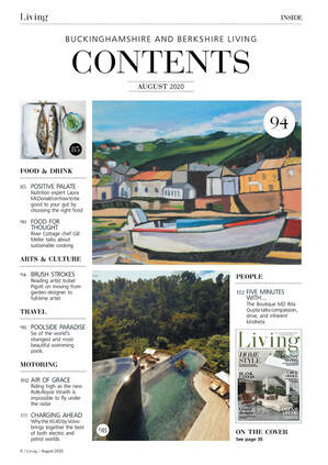 Berkshire Living magazine article first page